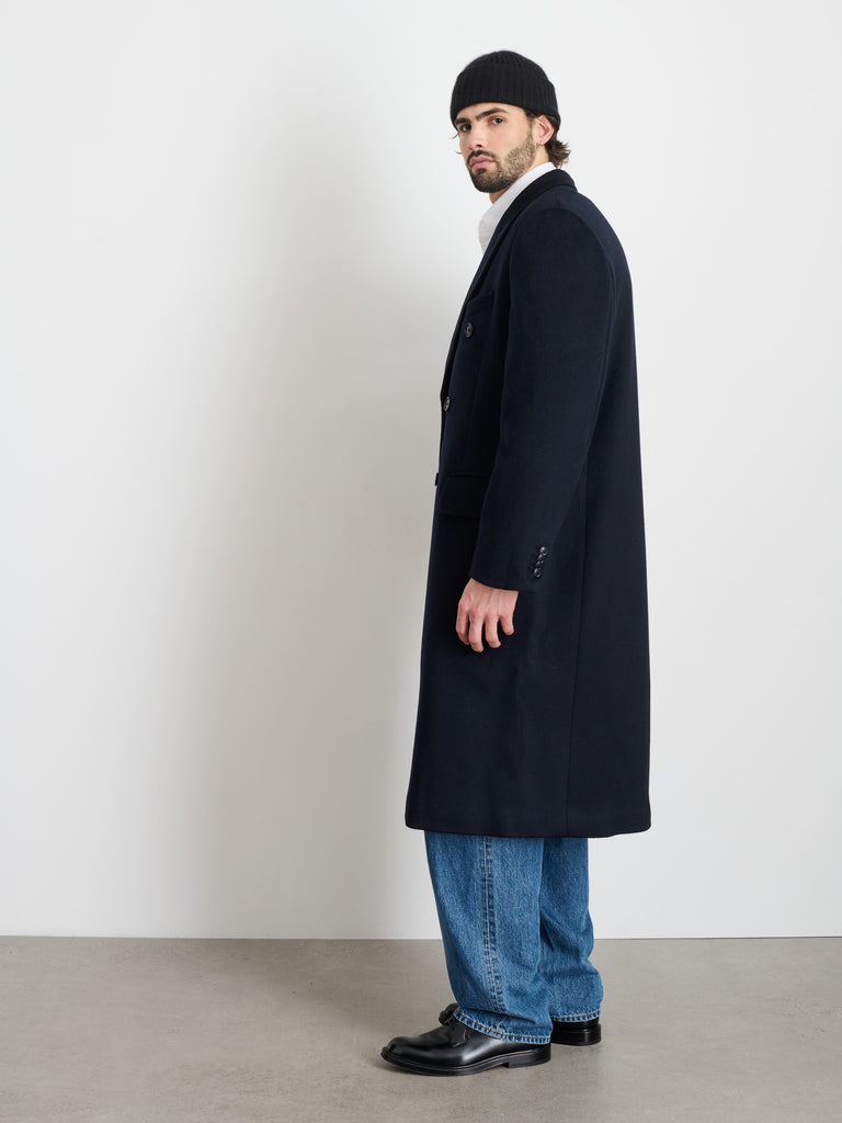 Double Breasted James Coat In Wool – Alex Mill