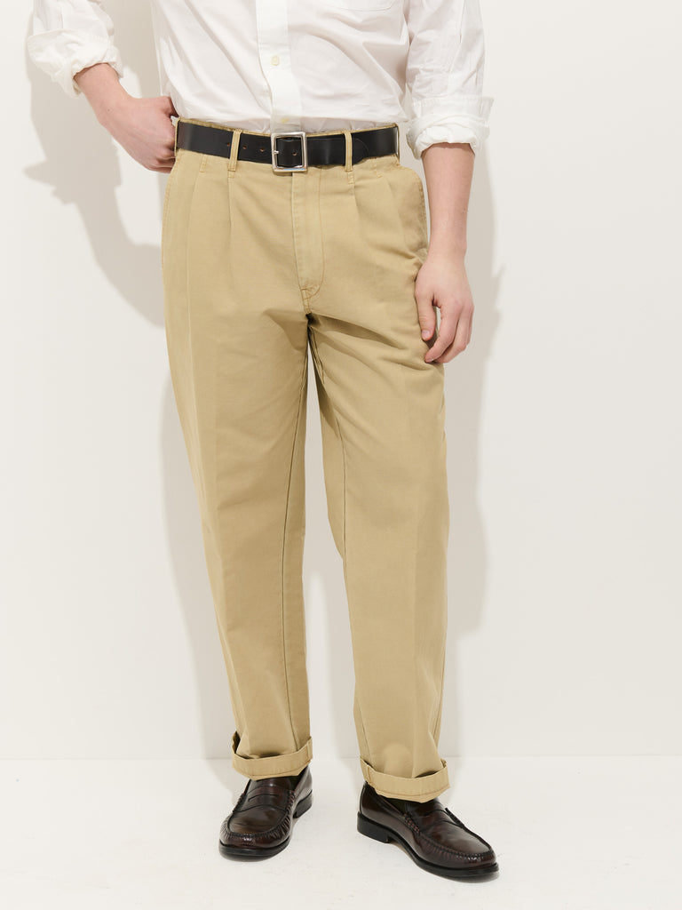 Double Pleated Pant In Vintage Twill – Alex Mill
