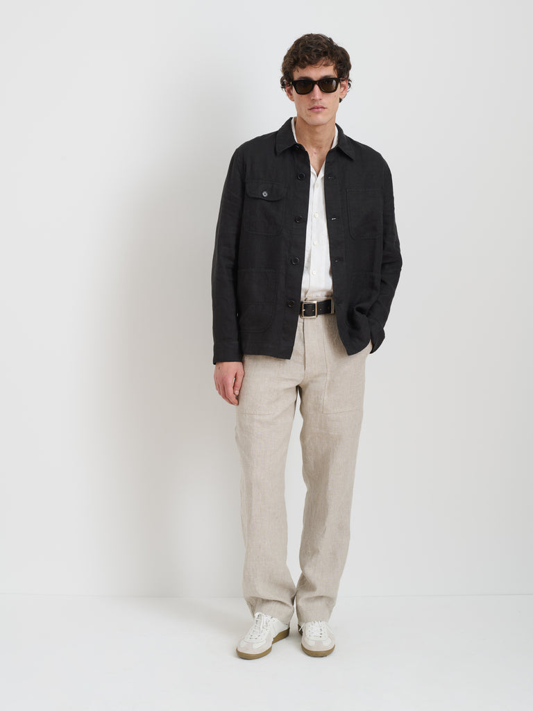Garment Dyed Work Jacket in Linen – Alex Mill