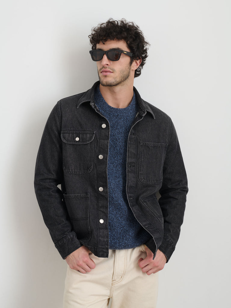 Work Jacket In Vintage Wash Denim – Alex Mill