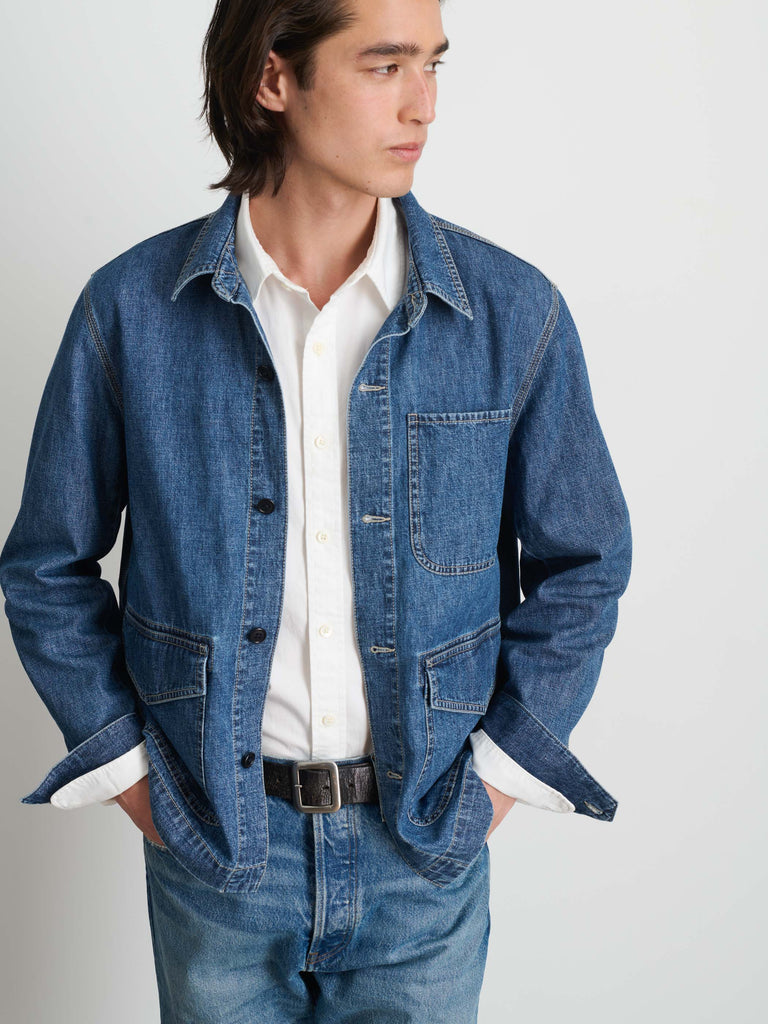 Shirt Jacket In Lightweight Denim – Alex Mill