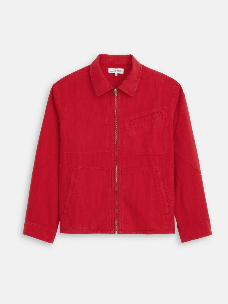 Andre Zip Jacket In Linen Twill – Alex Mill