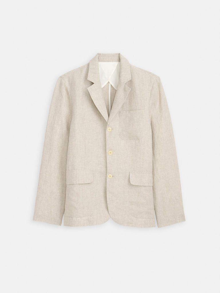 Mercer Linen Jacket In Flax – Alex Mill