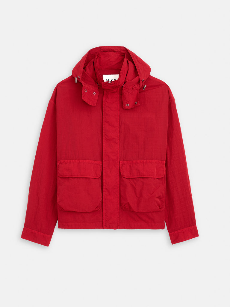 David Windbreaker In Crinkle Nylon – Alex Mill