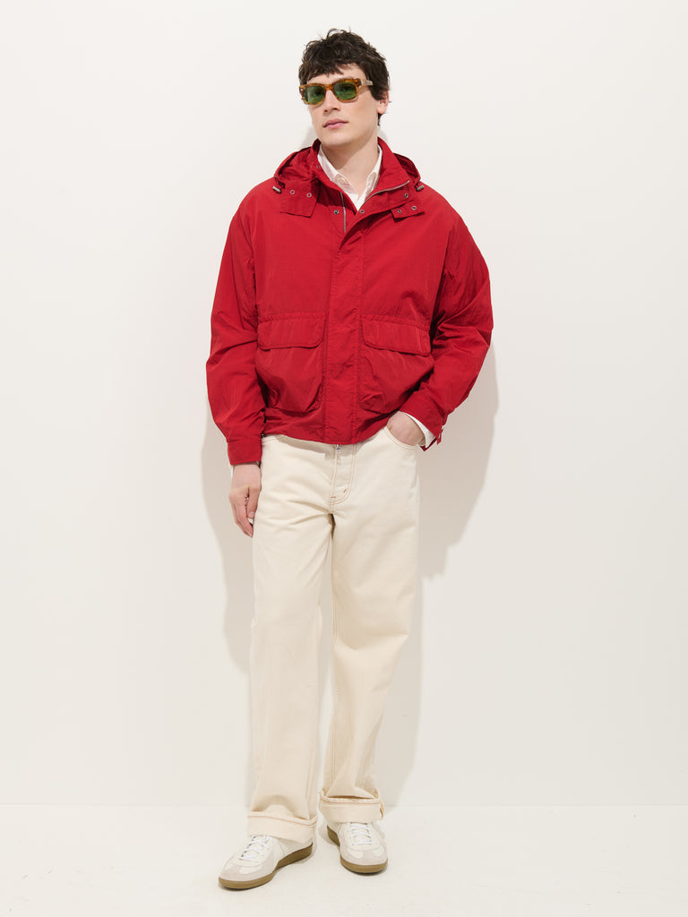David Windbreaker In Crinkle Nylon – Alex Mill