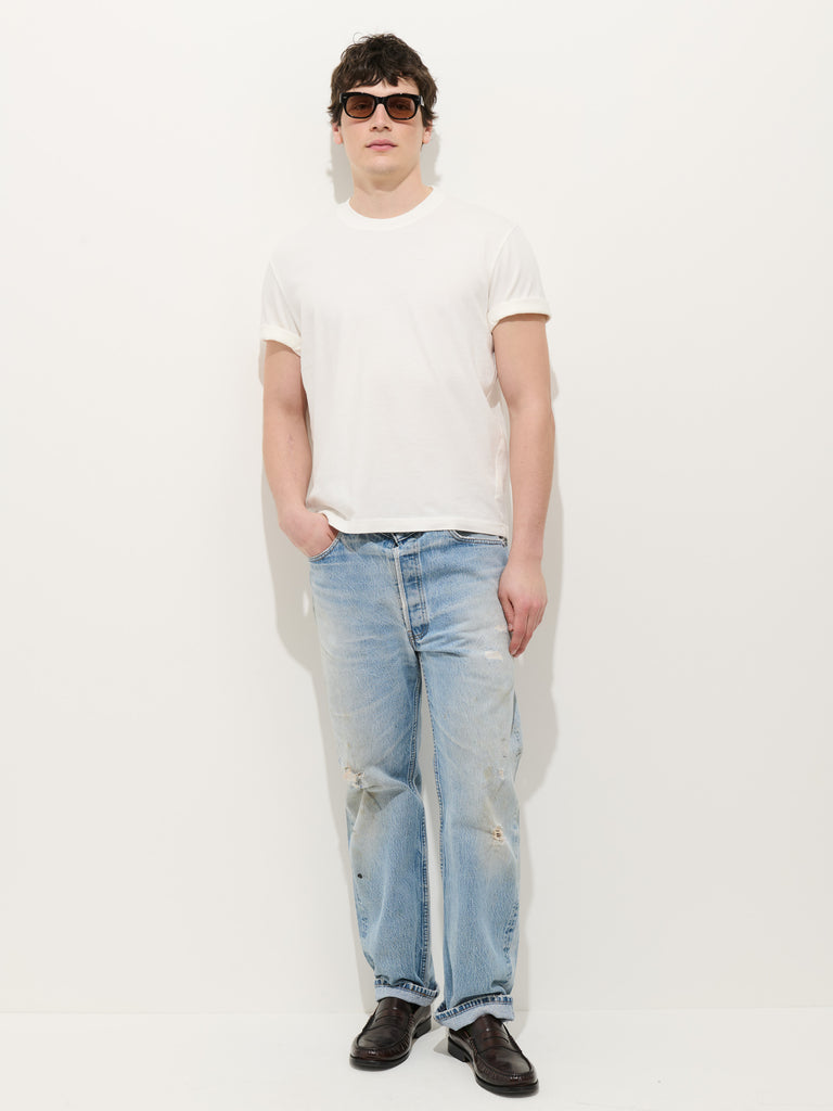 Crosby Tee In Heavy Slub Cotton – Alex Mill