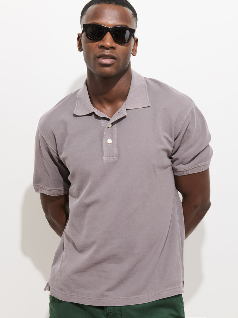 Garment Dyed Polo In Pique Cotton – Alex Mill