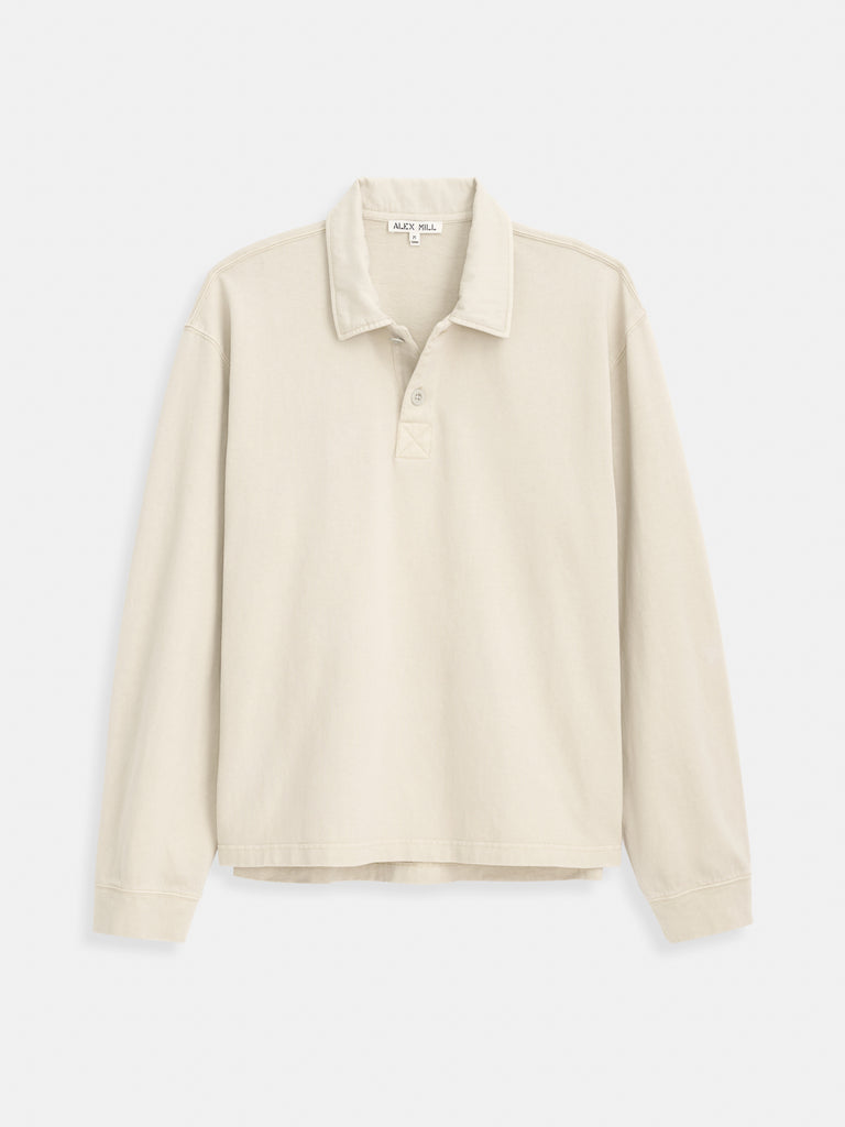 Garment Dyed Rugby Shirt In Cotton Jersey – Alex Mill