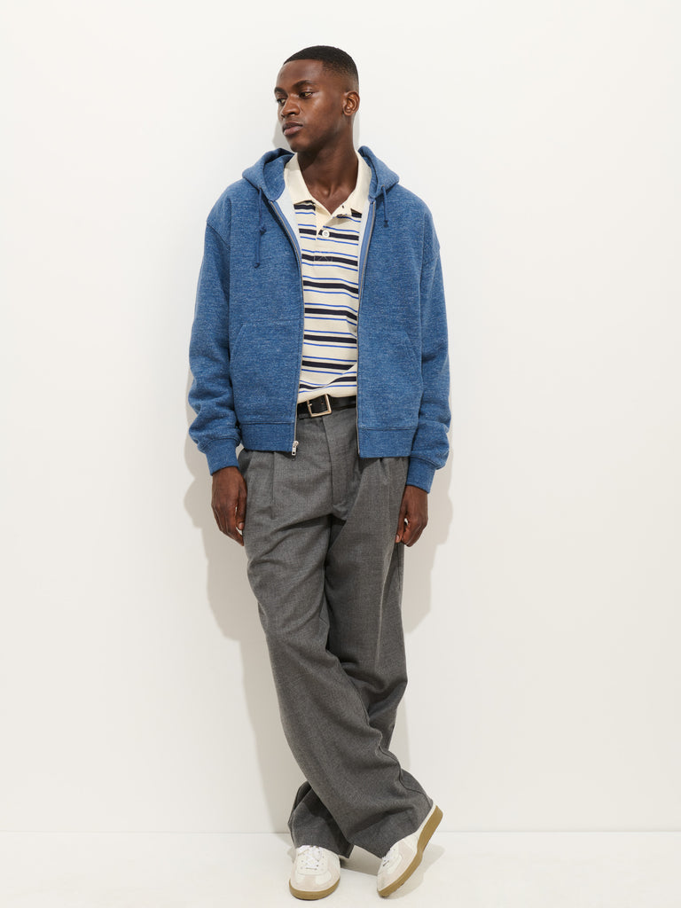 12th Street Zip Hoodie In Heather Fleece – Alex Mill