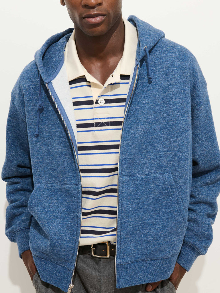 12th Street Zip Hoodie In Heather Fleece – Alex Mill