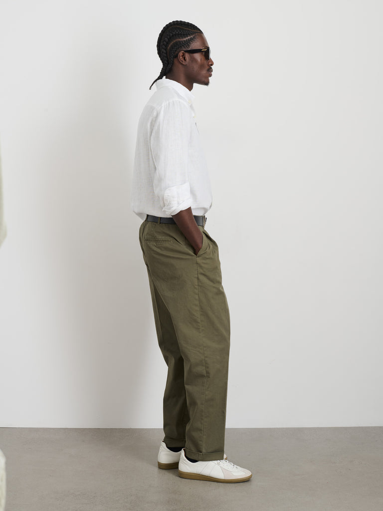 Standard Pleated Pant in Chino – Alex Mill