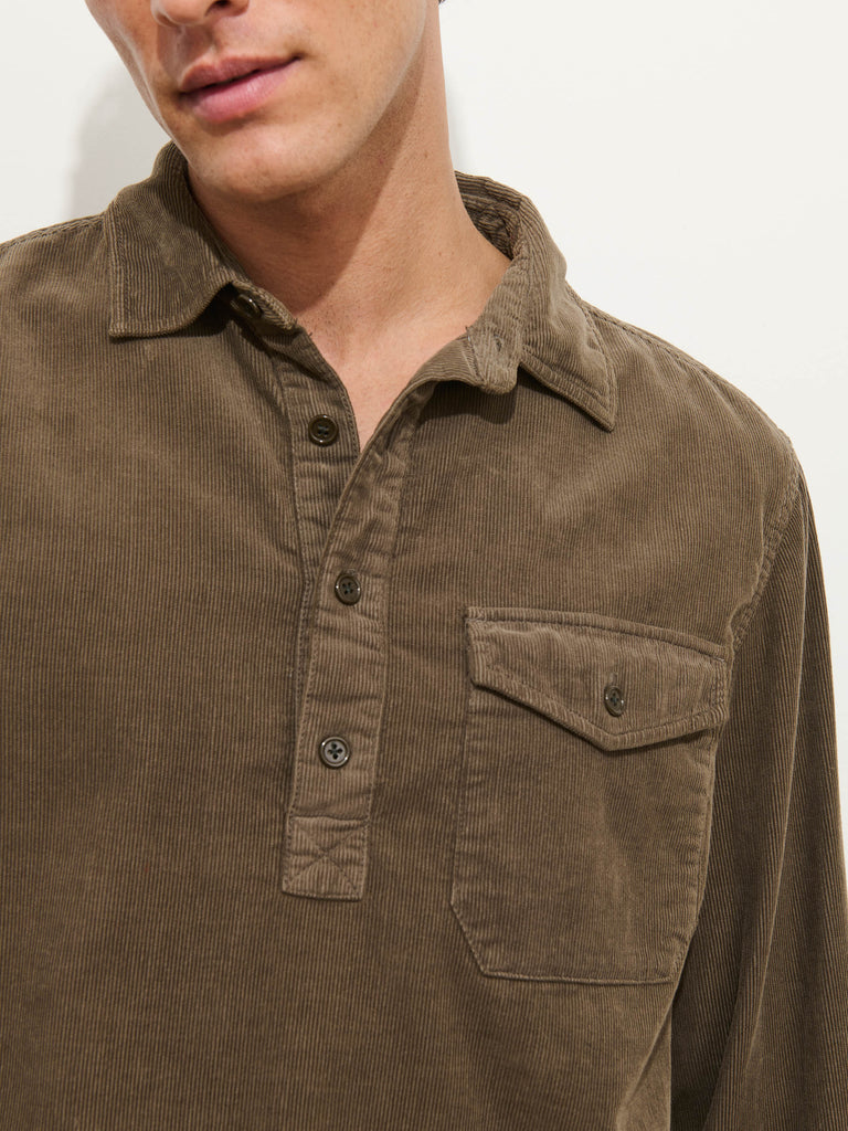 Carter Popover Shirt In Fine Wale Corduroy – Alex Mill