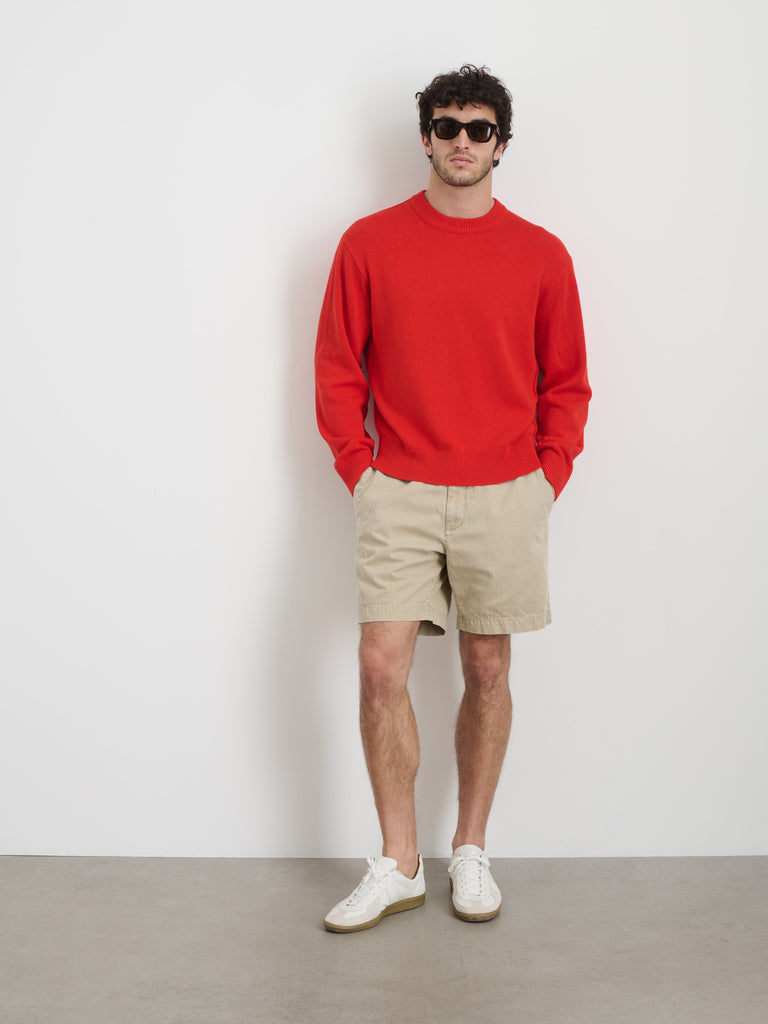 Gabriel Crewneck Sweater In Cotton Linen – Alex Mill
