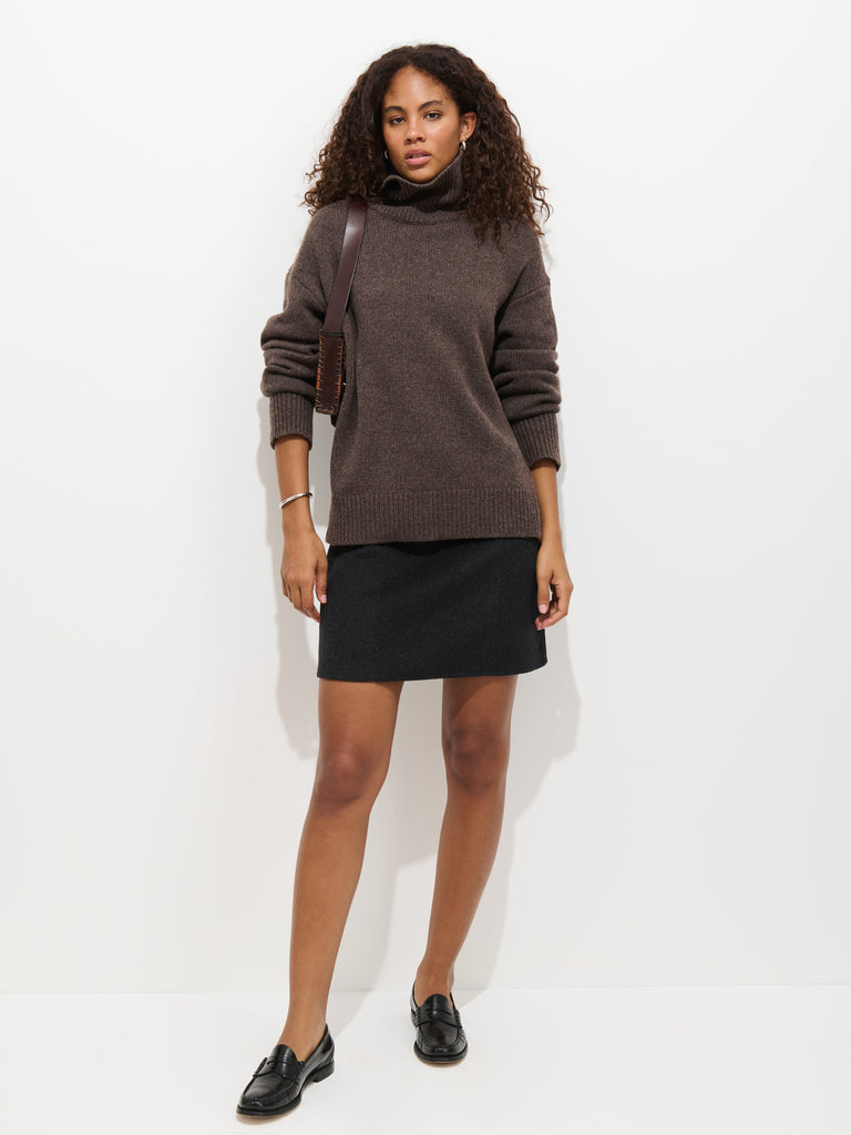 Naomi Mini Skirt In Doubleface Wool – Alex Mill