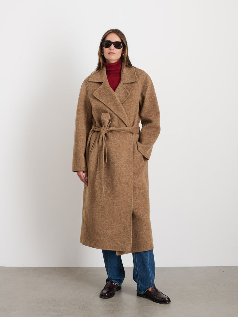 Georgia Wrap Coat In Wool Alpaca – Alex Mill