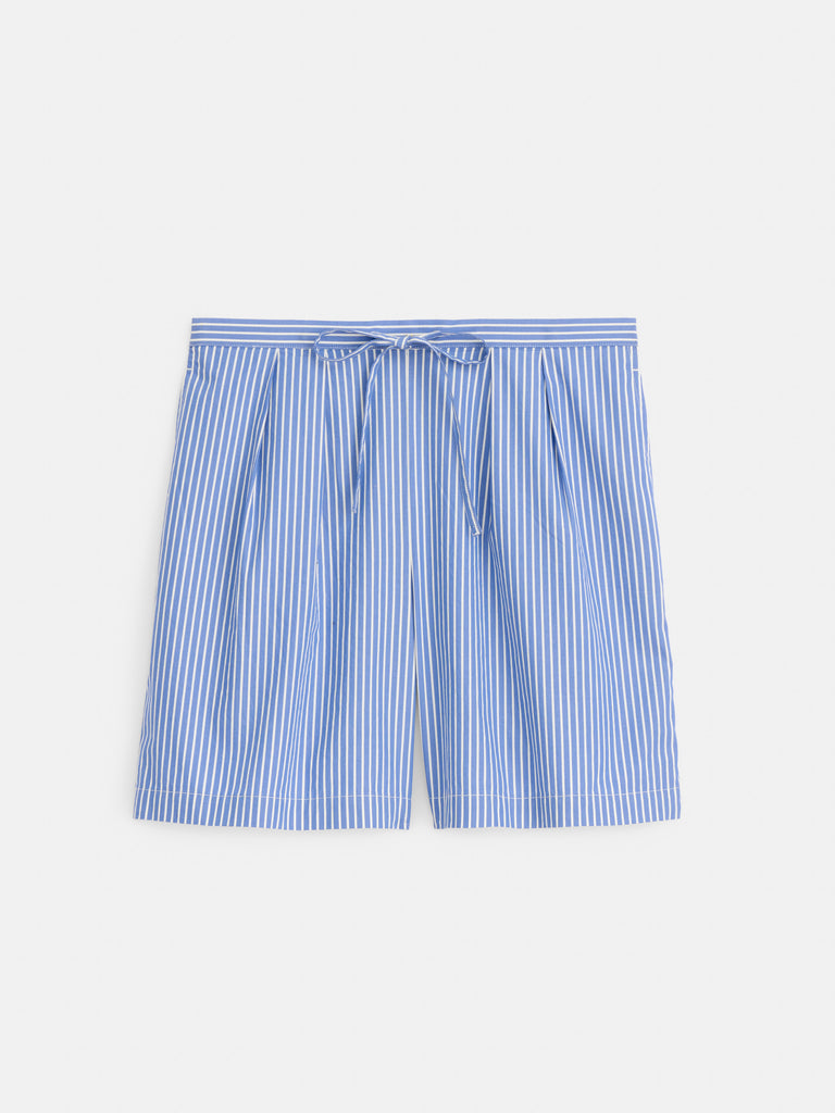 パンツ thetoe Hudson Stripe Short Pants Hudson Striped Short In Poplin – Alex Mill