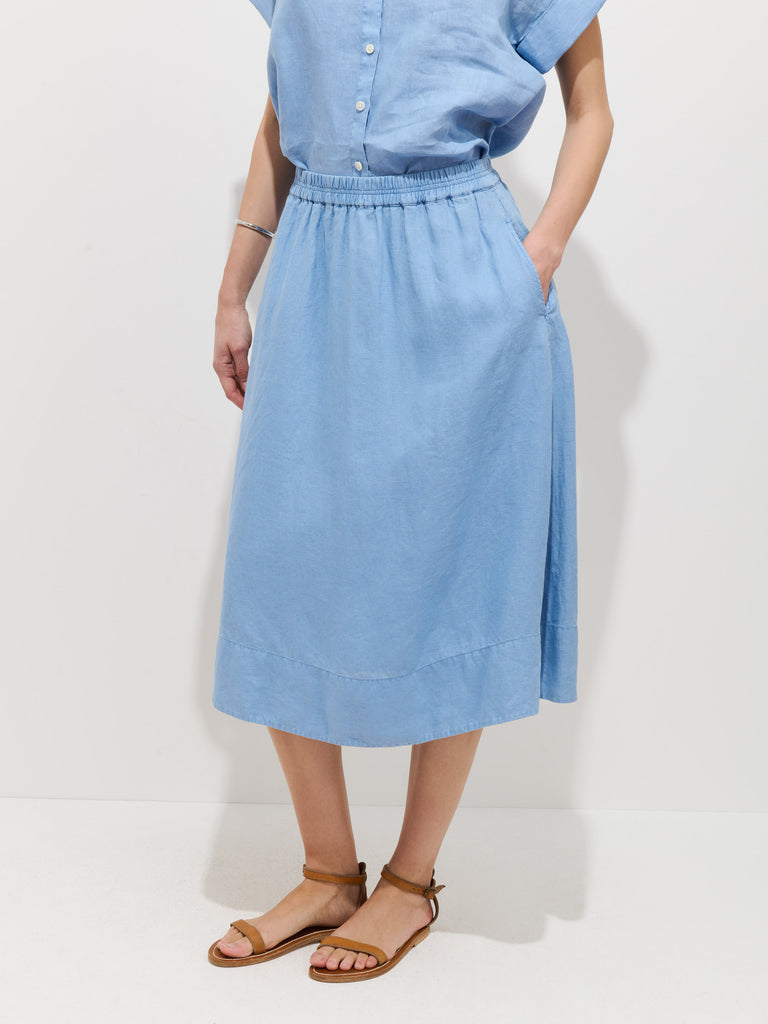Maddie Skirt In Linen – Alex Mill