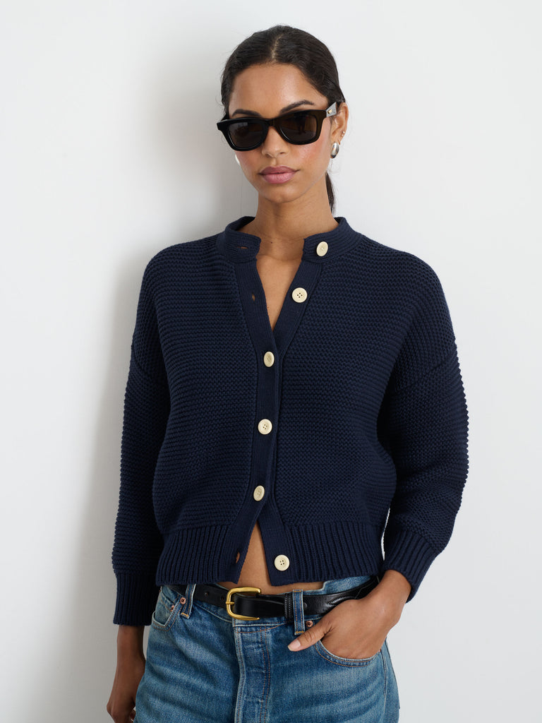 Nico Cardigan in Cotton Dark Navy / XXL | Alex Mill Nico Cardigan in Cotton Dark Navy / XXL | Alex Mill
