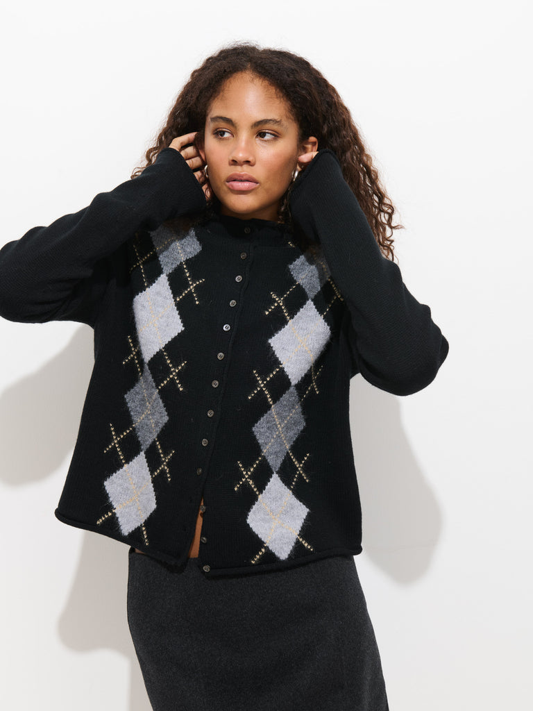 Taylor Argyle Cardigan – Alex Mill