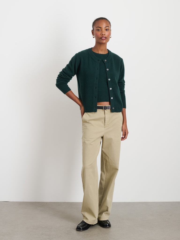 UNCLE’S CARDIGAN/Malachite WW370-2599-CYPRESS-GREEN-WW373