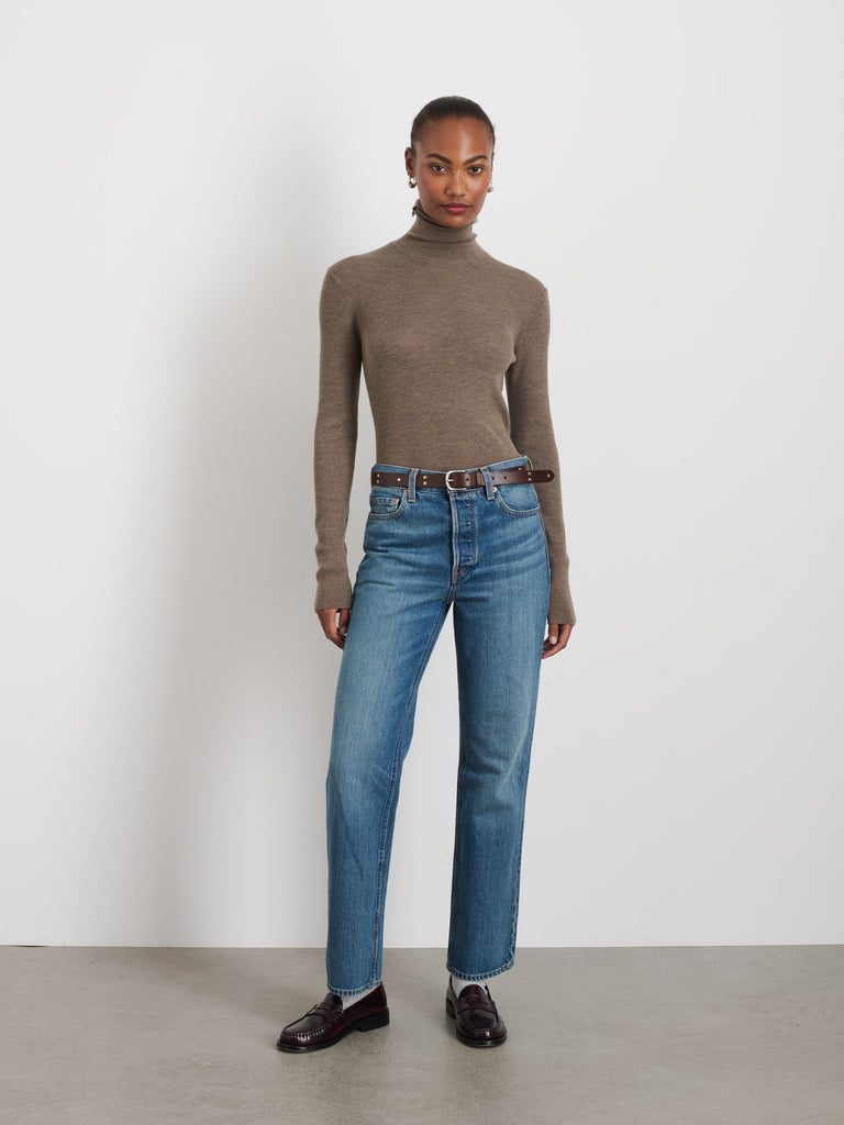 Emmaline Turtleneck In Merino Wool – Alex Mill