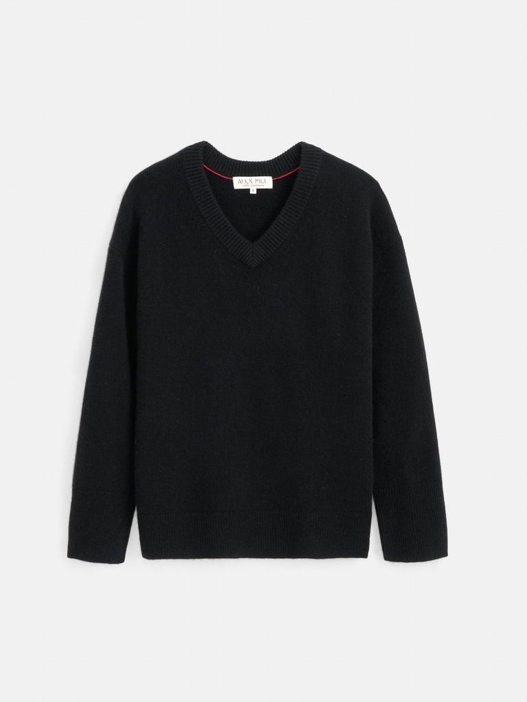 Rowan V-Neck Sweater In Cashmere – Alex Mill