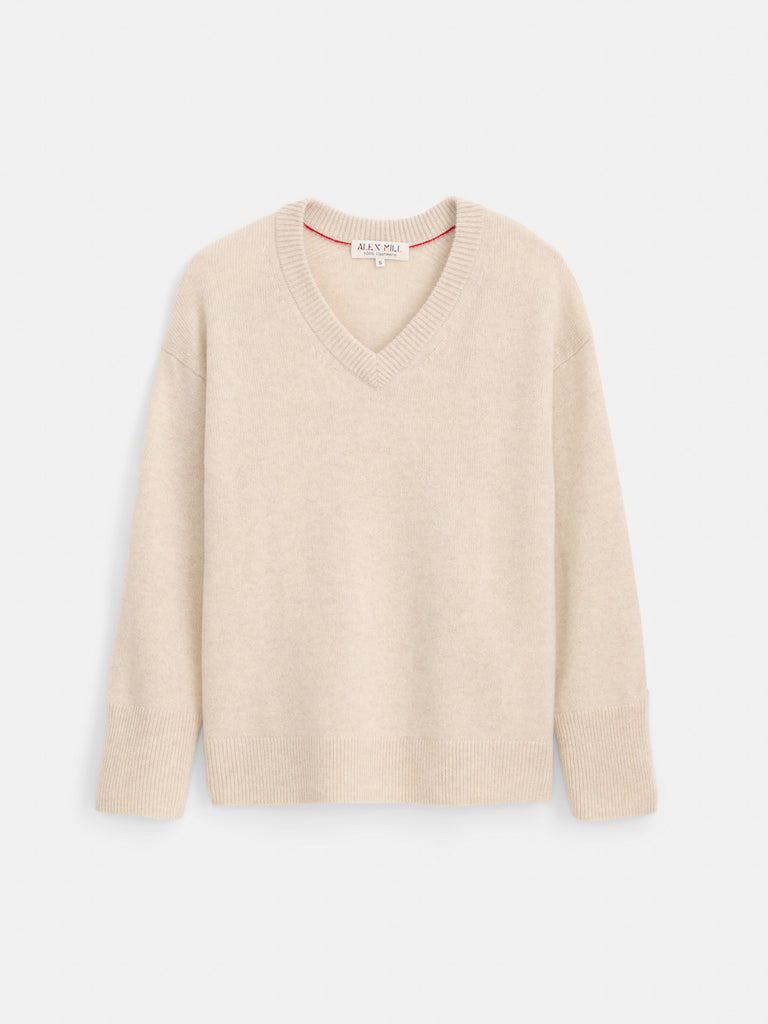 Rowan V-Neck Sweater In Cashmere – Alex Mill