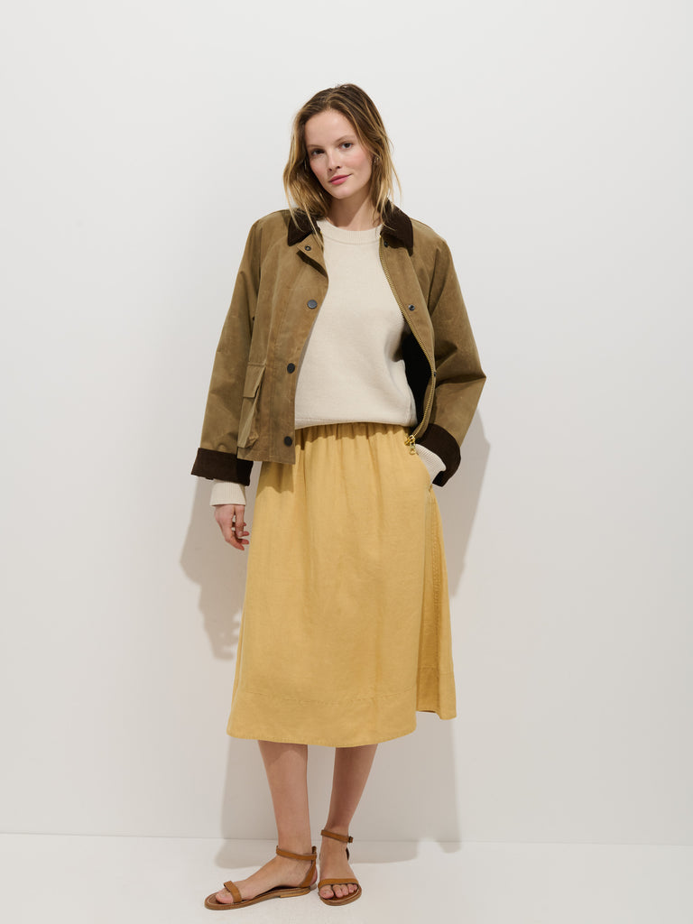 Maddie Skirt In Linen – Alex Mill