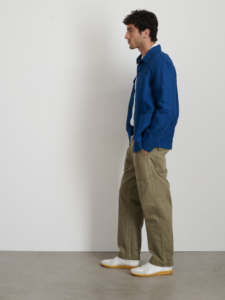 Garment Dyed Work Jacket in Linen – Alex Mill