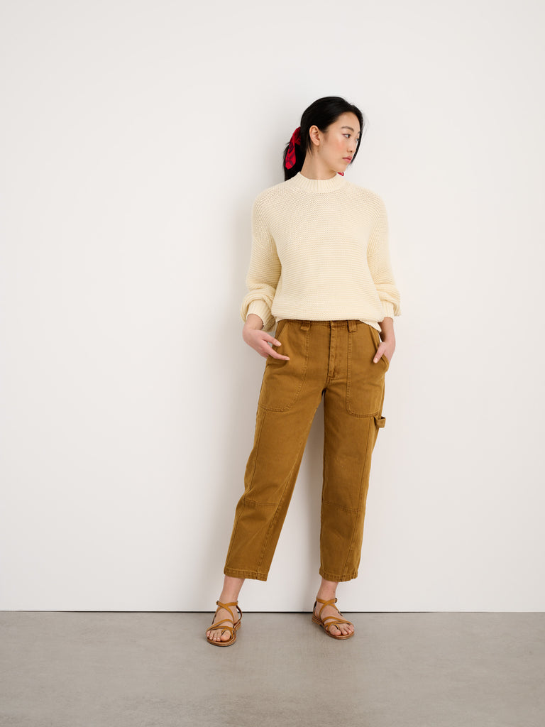 alex mill button back sweater