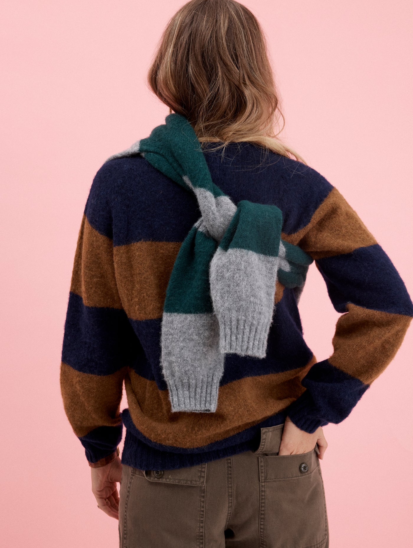 Alex Mill X J.Press Shaggy Dog Striped Crew