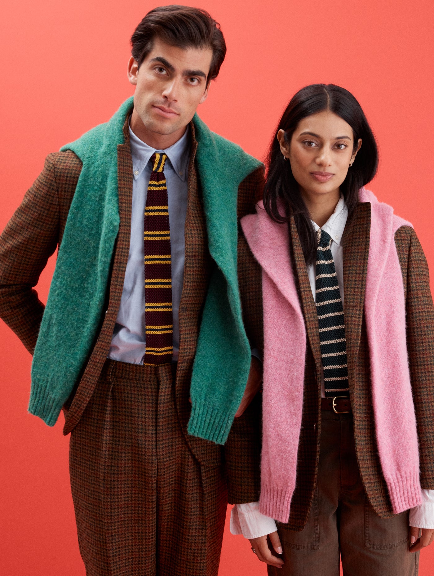 Alex Mill x J.Press Guard Stripe Knit Tie