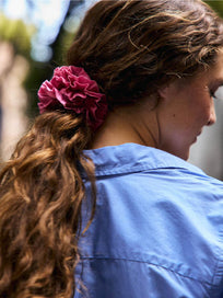 Frisee Scrunchie In Cotton Poplin