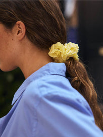 Frisee Scrunchie In Cotton Poplin