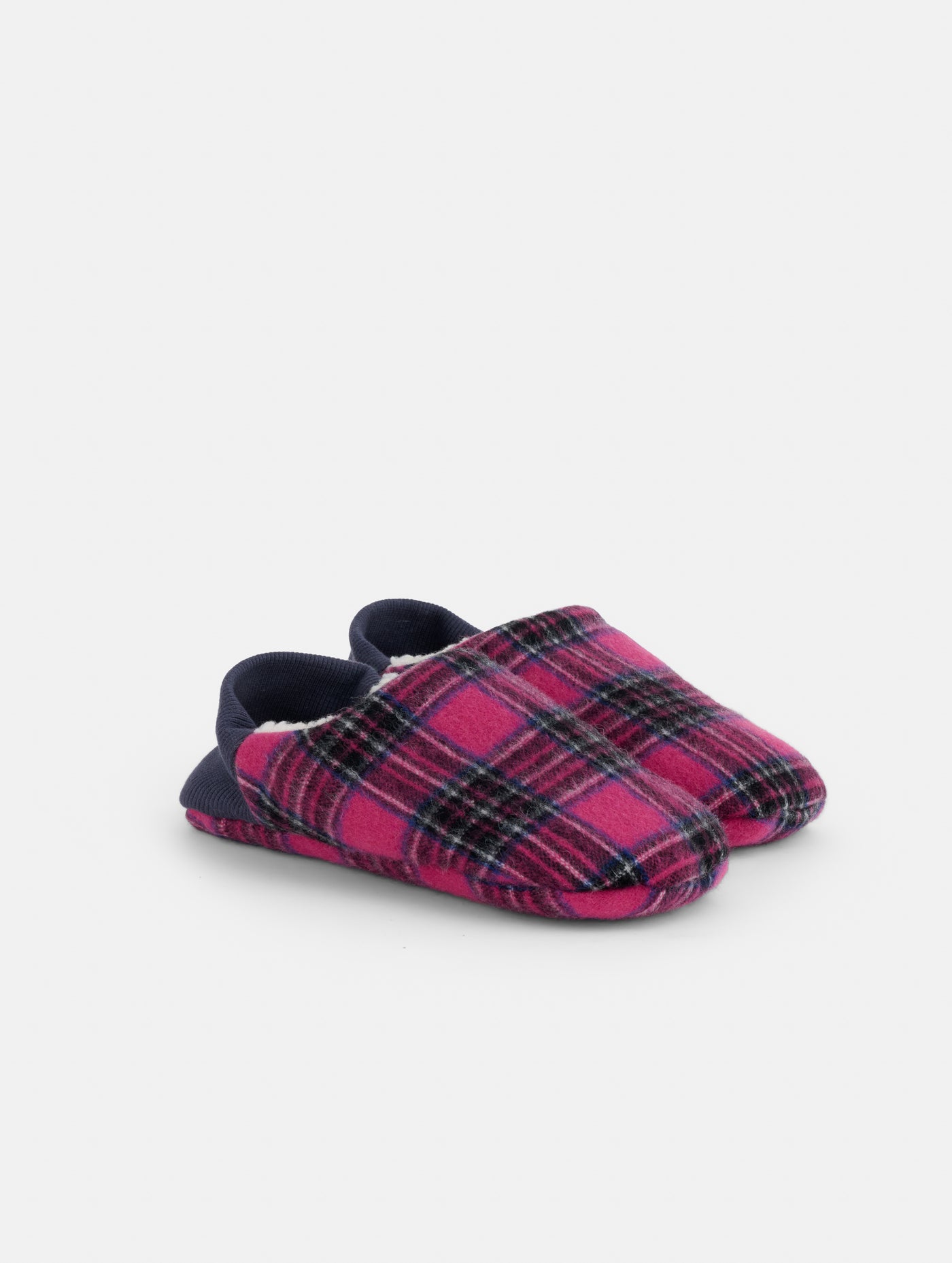 Shaggy Tartan House Shoes
