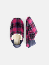 Shaggy Tartan House Shoes