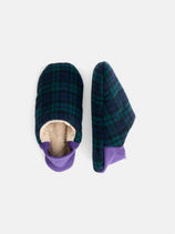 Shaggy Tartan House Shoes