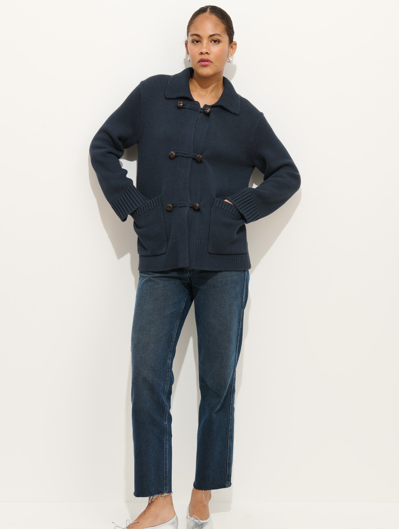 Agnes Sweater Jacket In Cotton