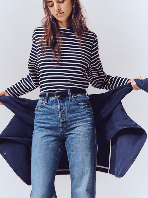 Carla High Rise Straight Jean