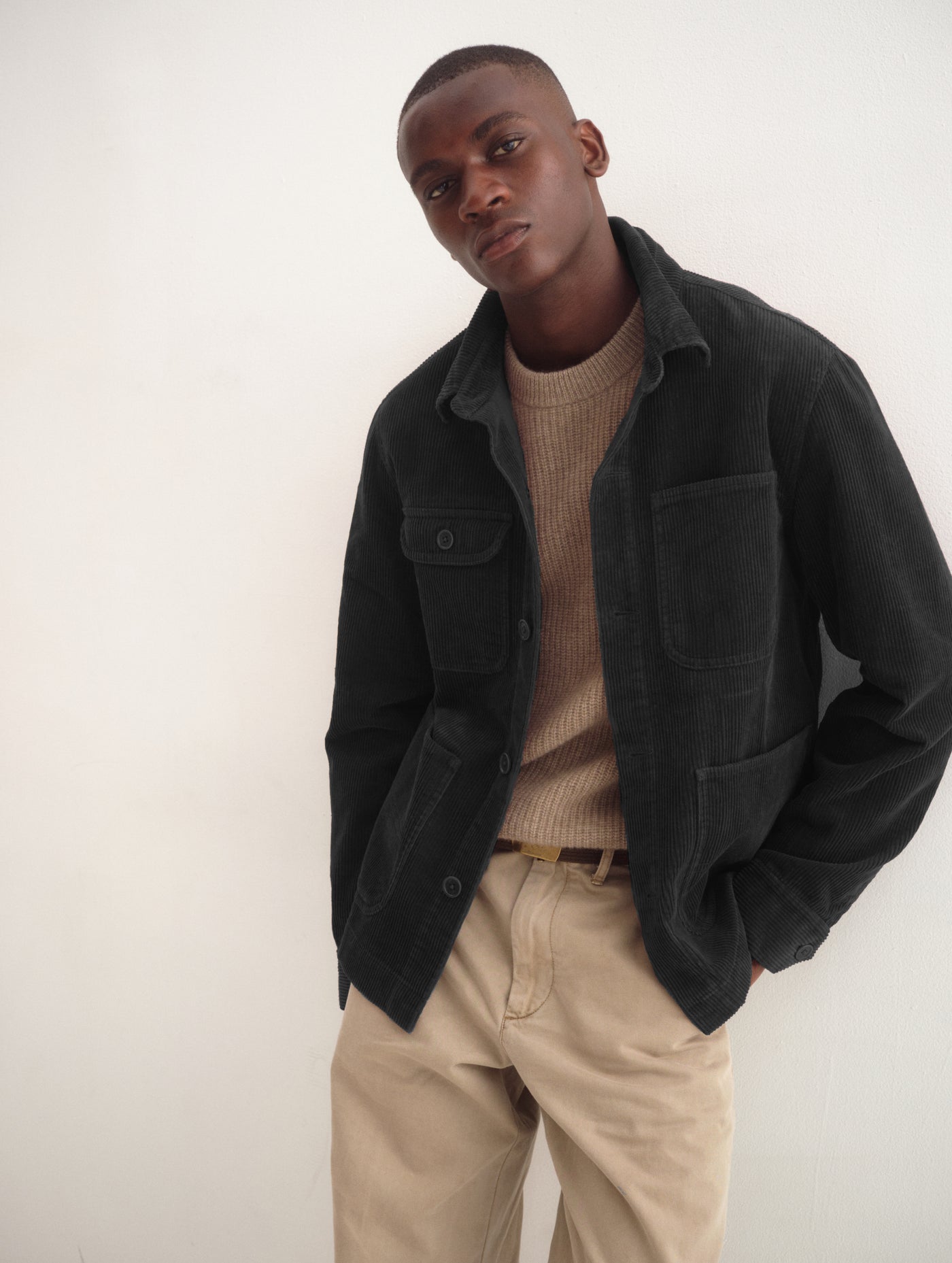 Work Jacket In Wide Wale Corduroy
