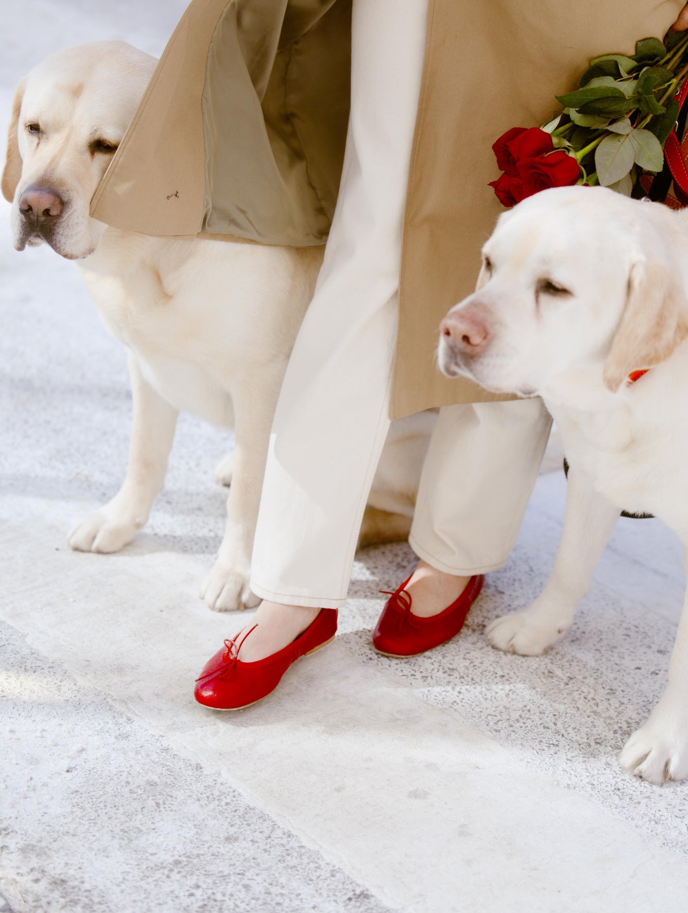 Porselli x Alex Mill Ballet Flat