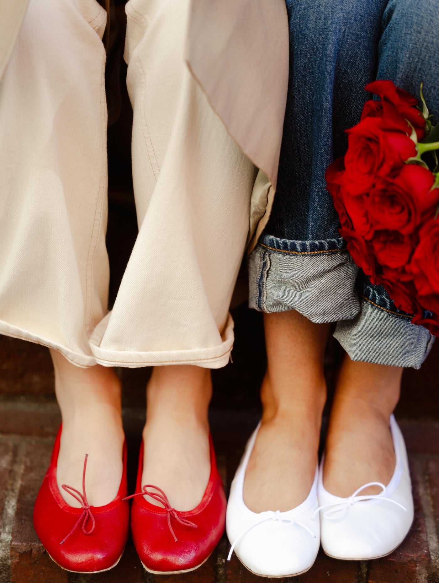 Porselli x Alex Mill Ballet Flat