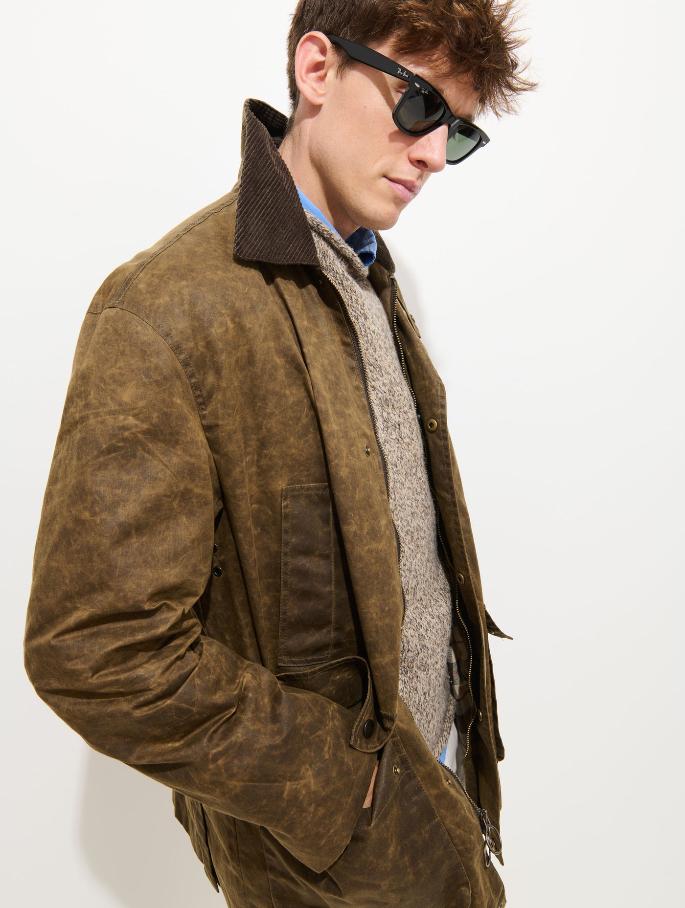Regent Jacket In Waxed Cotton