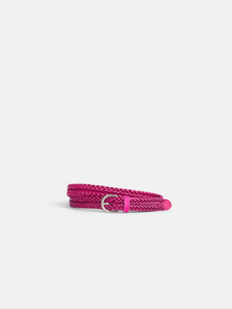 Dragon Diffusion Woven Leather Belt from Alex Mill - $85