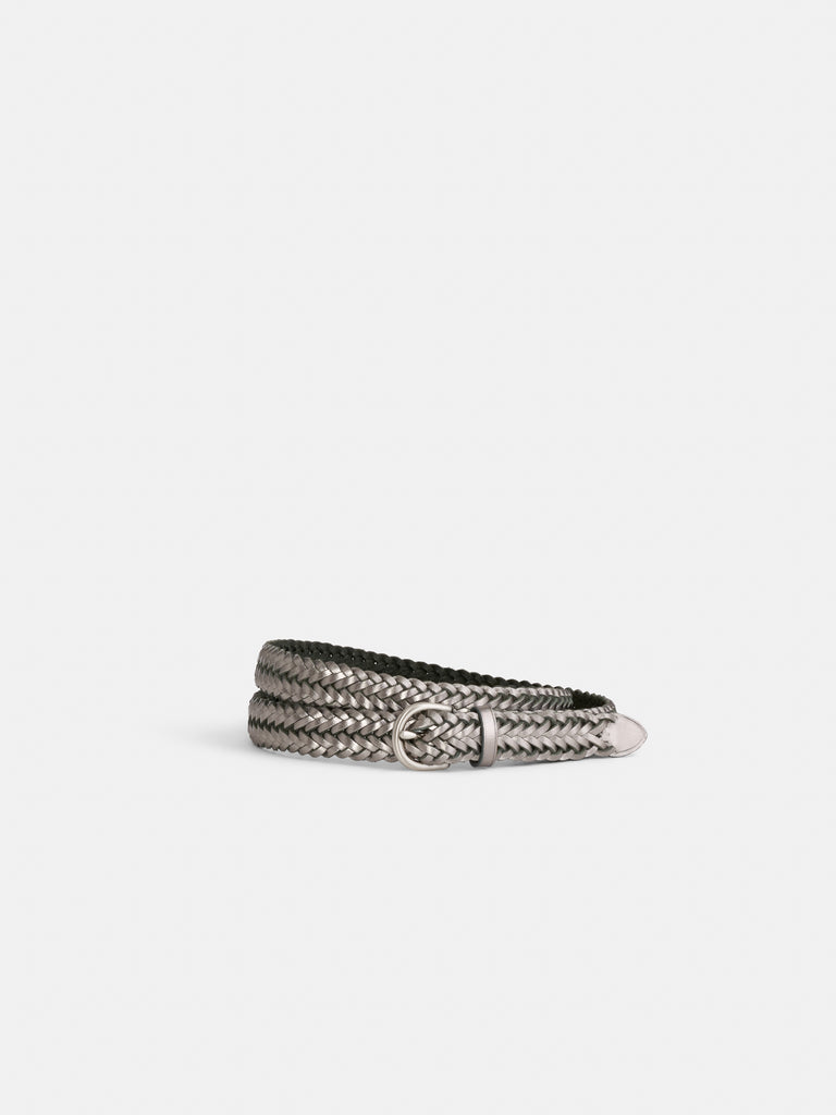 Dragon Diffusion Woven Leather Belt from Alex Mill - $85