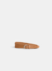 Dragon Diffusion Woven Leather Belt