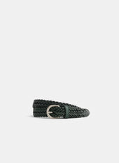 Dragon Diffusion Woven Leather Belt