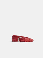 Dragon Diffusion Woven Leather Belt