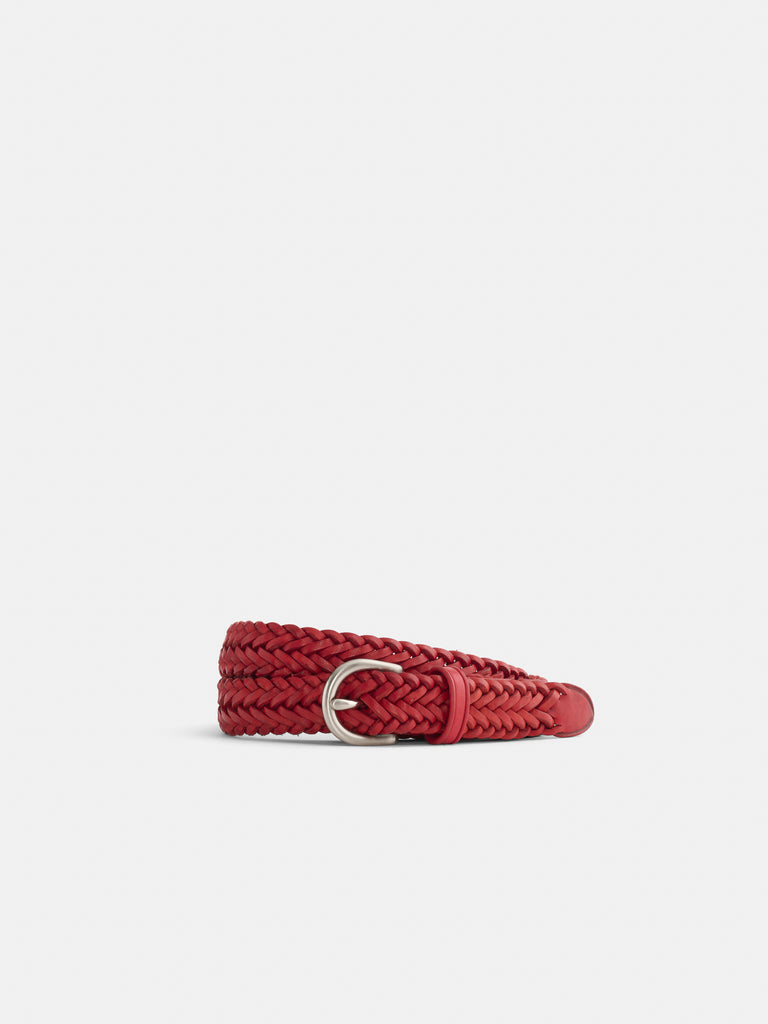Dragon Diffusion Woven Leather Belt from Alex Mill - $85
