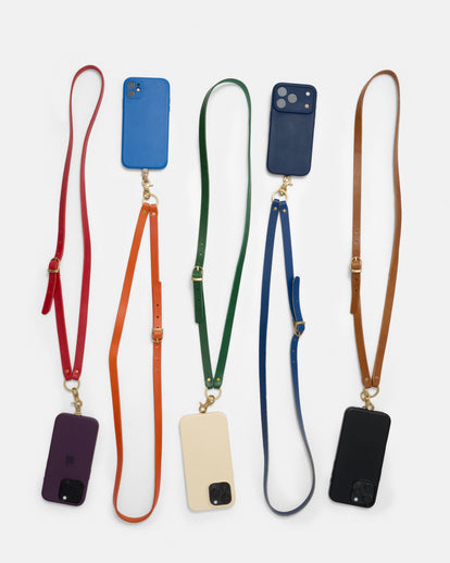 Italian Leather Phone Lanyard